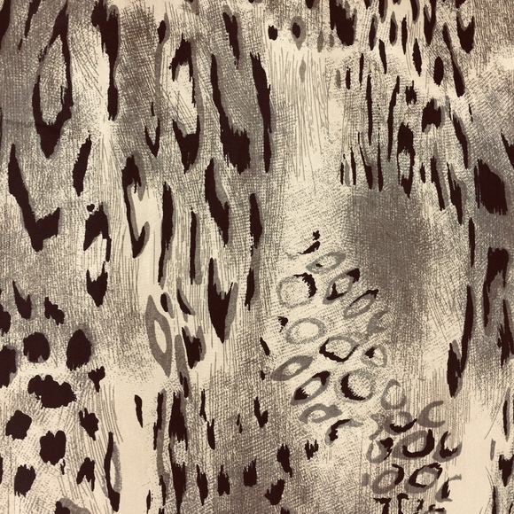 Vintage silk animal print dress leopard cheetah - Picture 3 of 7